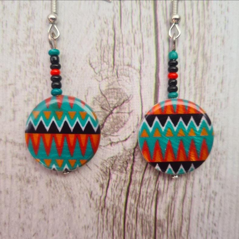 Santa Fe southwest earrings.