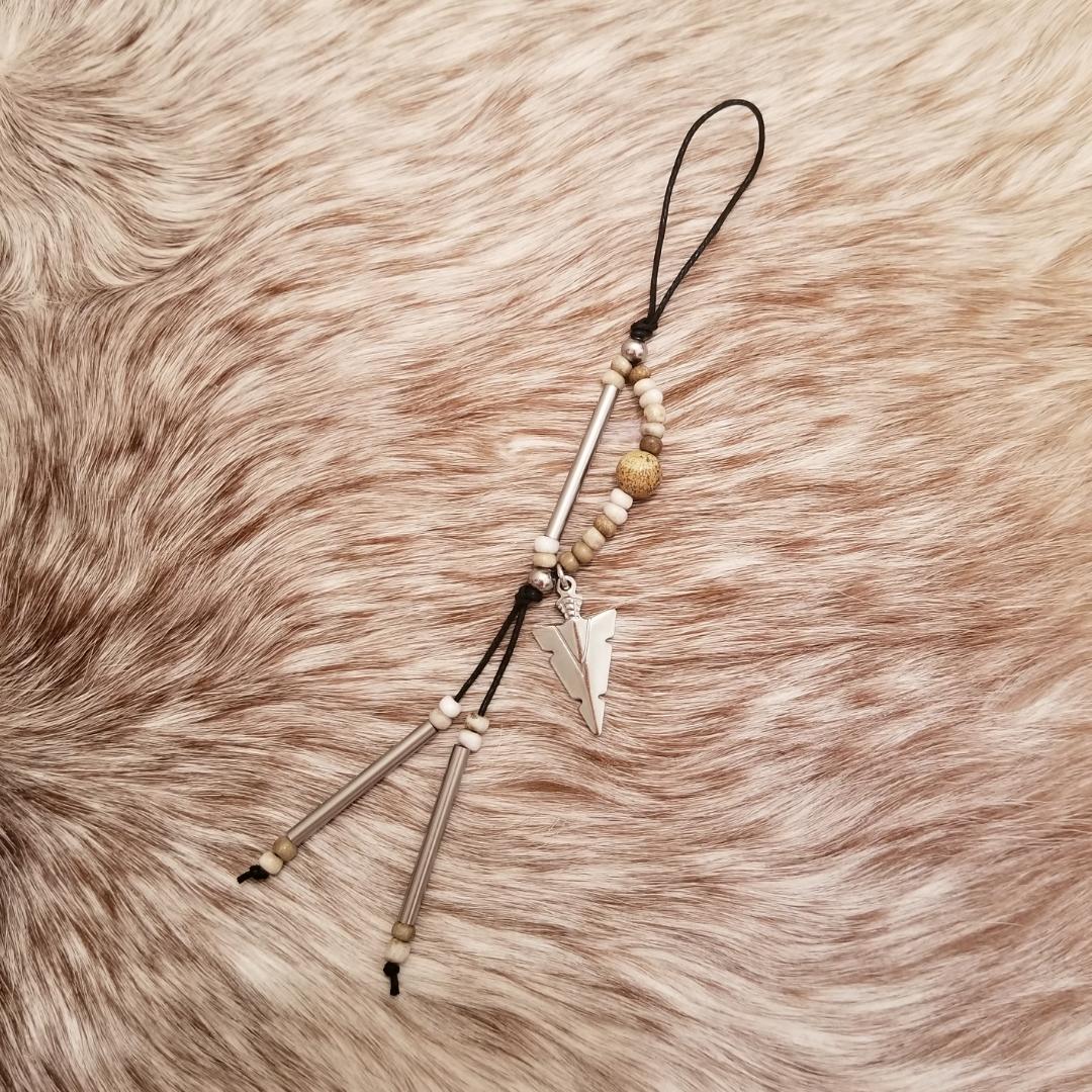 The Brave beaded cell/mobile phone charm.