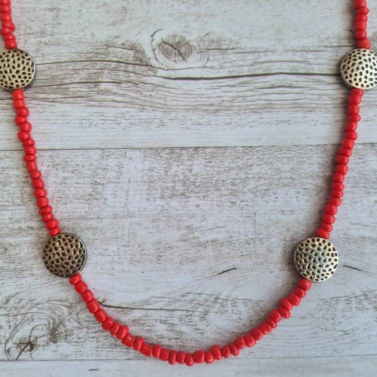 Sun Chaser southwest beaded necklace.