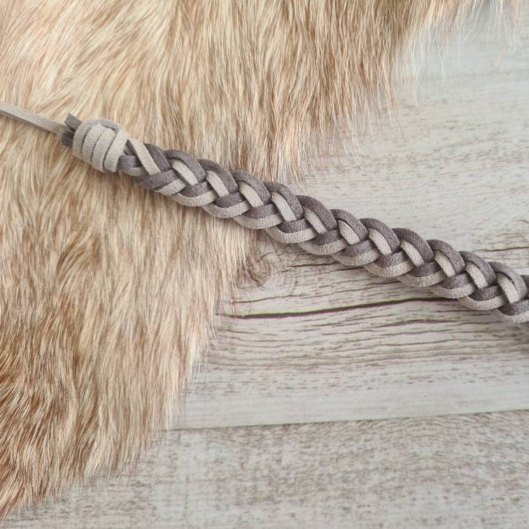 Shoot Out two-tone plaited hat bands.