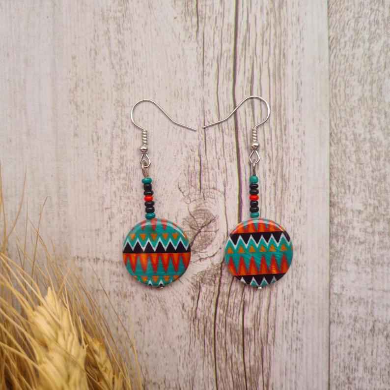 Santa Fe southwest earrings.