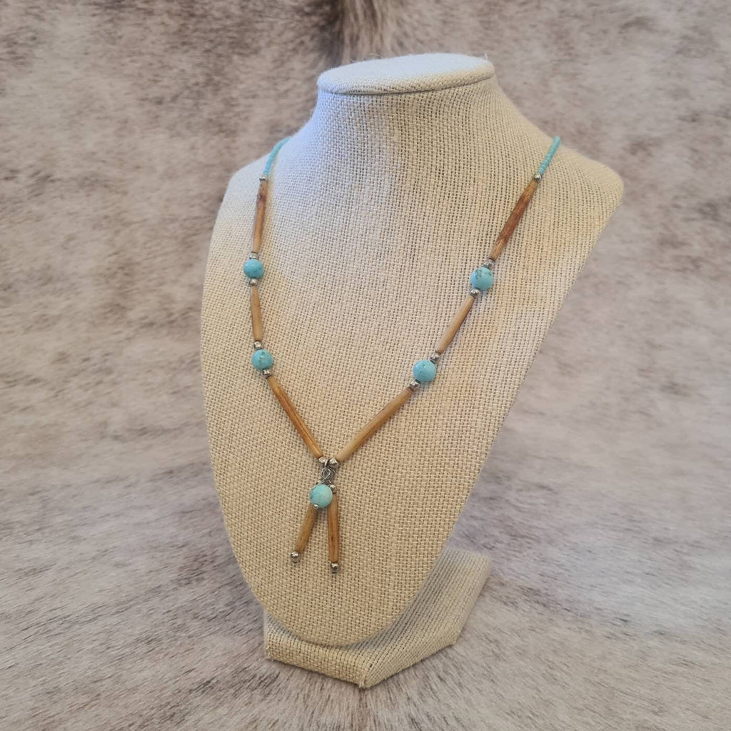 Across the Plains beaded necklace.