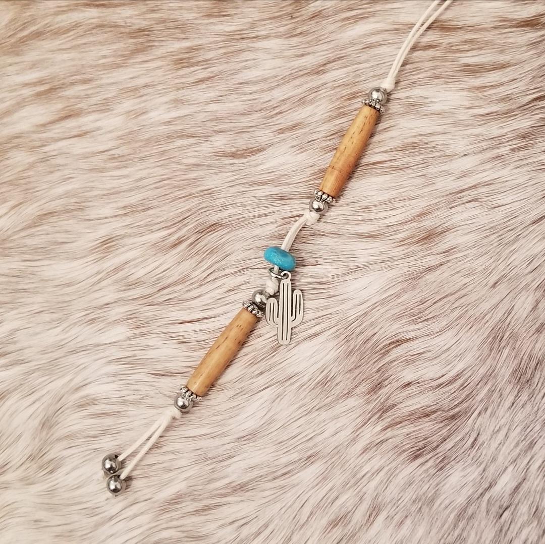 Desert Drifter beaded mobile/cell phone charm.