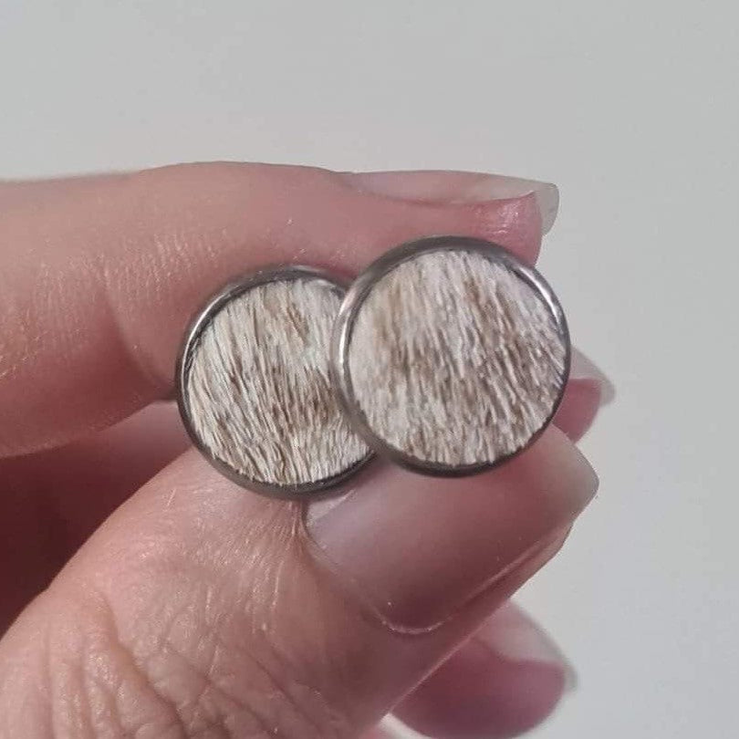 Riding for a Fall genuine cowhide studs.