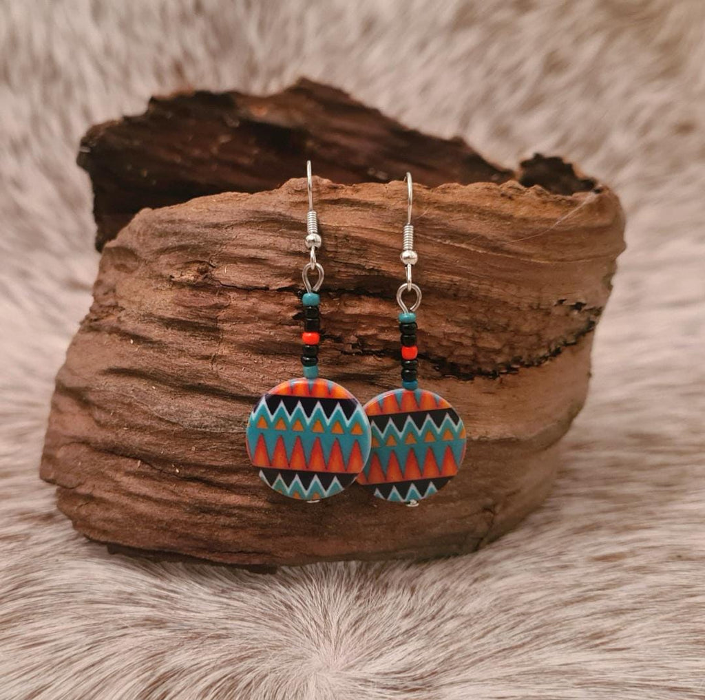 Santa Fe southwest earrings.