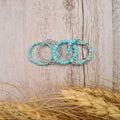 Gypsy Soul stackable beaded ring set.