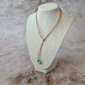Spring Roundup leather knotted jewelry set.