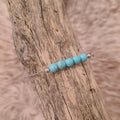 Out of the Blue genuine turquoise bead bar bracelet.