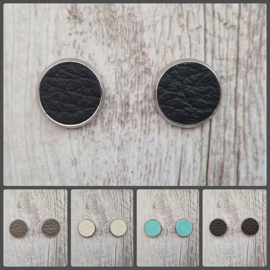 Riding Tall genuine leather studs.