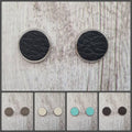 Riding Tall genuine leather studs.